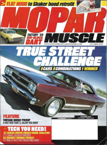 MOPAR MUSCLE 2007 OCT - SHAKER HOOD, 440 GTS, D-100